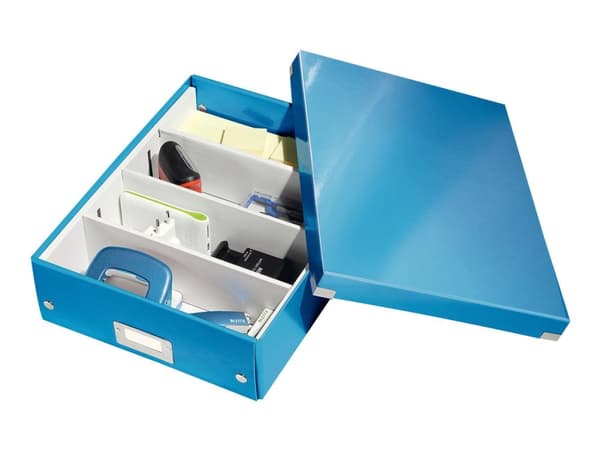 Leitz Click & Store WOW Medium - Förvaringsbox - blå