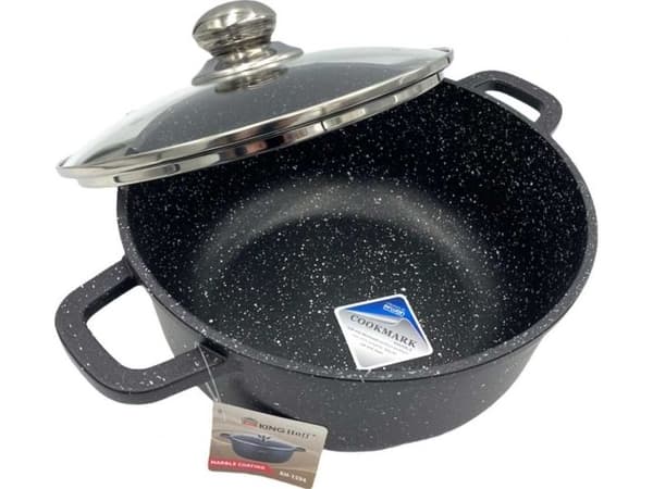 KingHoff KINGHOFF MARBLE CASSEROLE 28cm KH-1597 6.5L