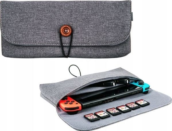 JJC-fodral för Nintendo Switch grå