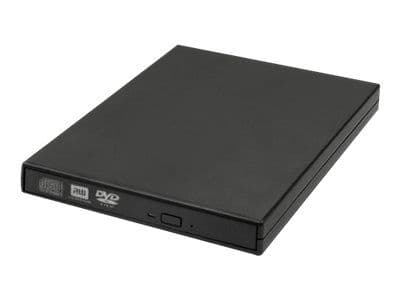 Qoltec - Diskenhet - DVD±RW (±R DL) - 8x - USB 2.0 - extern - svart