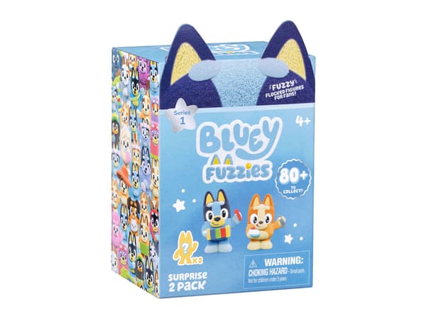 BLUEY Fuzzies 2-pack, CDU