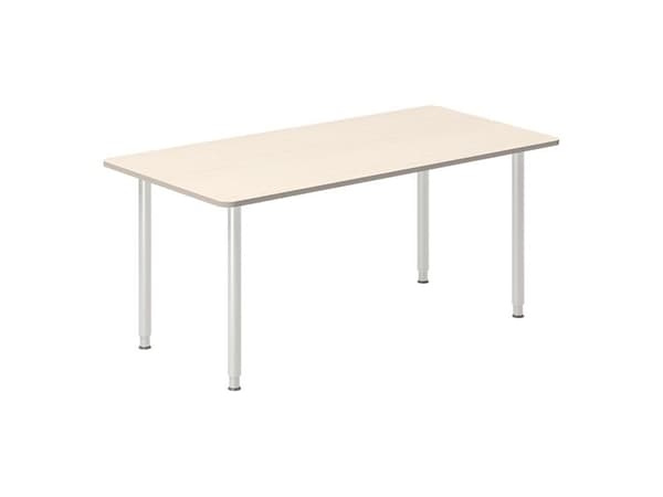 Skrivebord DNA, Birk 1200x600 mm I-ben/Sort