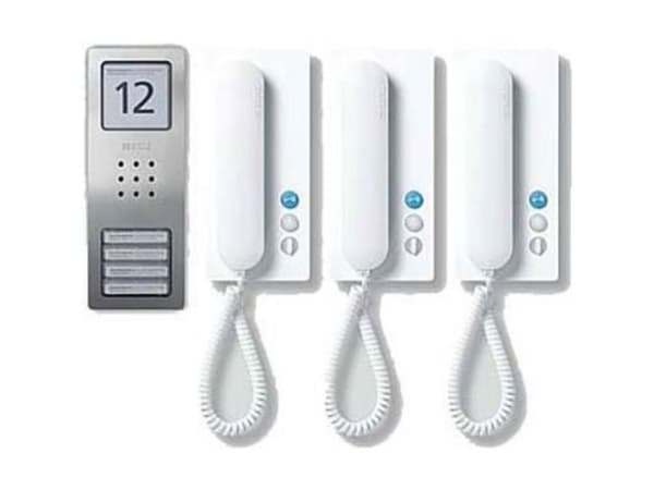 Siedle SET CA 812-3 E/W, Kabel, Rostfritt stål, Vit, Vägg