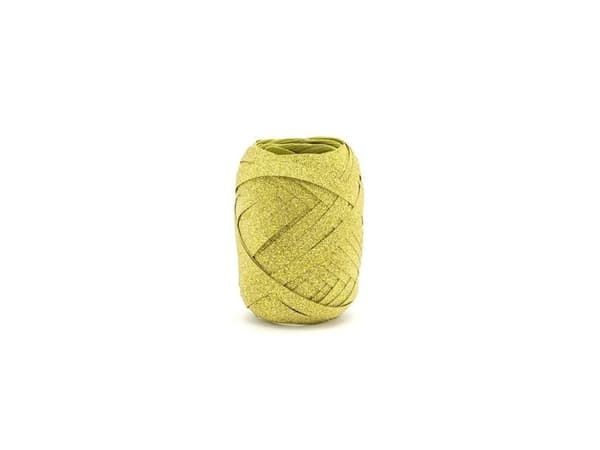 Lahjanauha, kultainen glitter 10m
