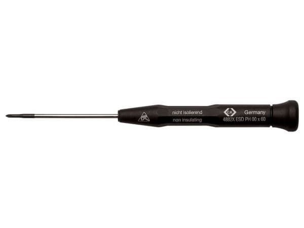 C.K Tools Phillips-skruvmejsel precision/ESD PH0 60 mm (T4882X0 ESD)