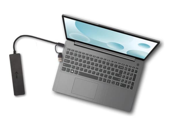 i-Tec - Hub - 2 x USB 3.2 Gen 2 + 2 x USB-C 3.2 Gen 2 - stasjonær