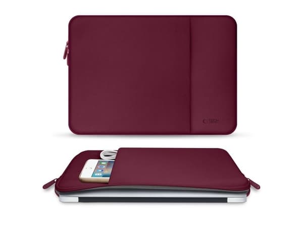 Tech-Protect neopren laptopetui 13" - burgunder