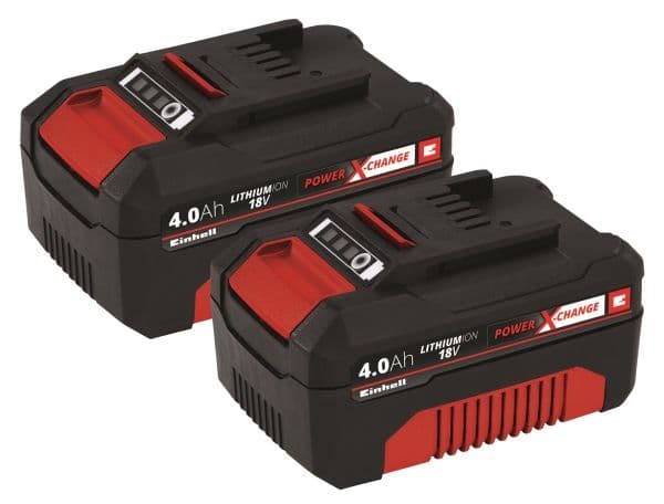 Einhell 4511489, Akku, 4 ah, 18 V, Einhell, Musta, Punainen, 2 kpl