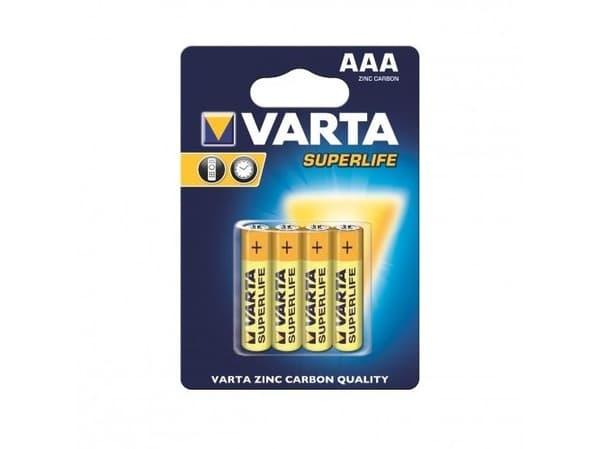 Varta Superlife - Batteri 4 x AAA - Kolzink