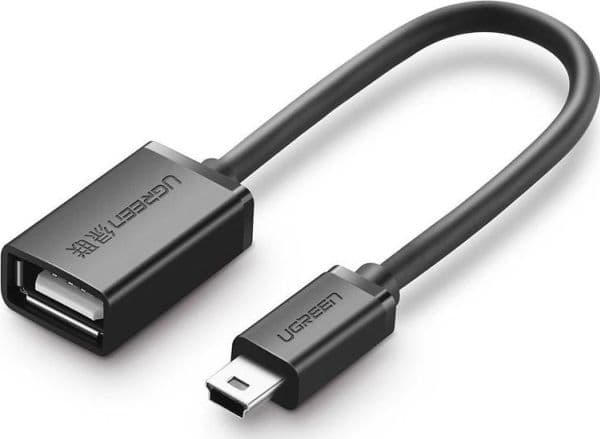 Adapter USB Ugreen US249 miniUSB - USB svart (UGR1086BLK)