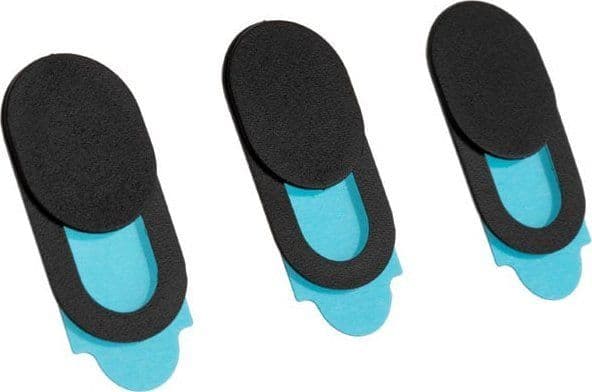 Lamptron webcam-slide-cover, 3-pack, svart