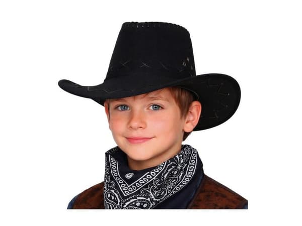 Musta cowboy-hattu, lapsi