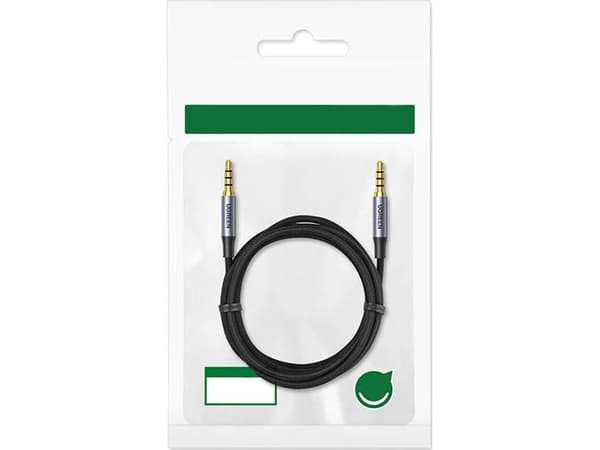 Ugreen 20782, 3.5mm, Hankjønn, 3.5mm, Hankjønn, 2 m, Sort