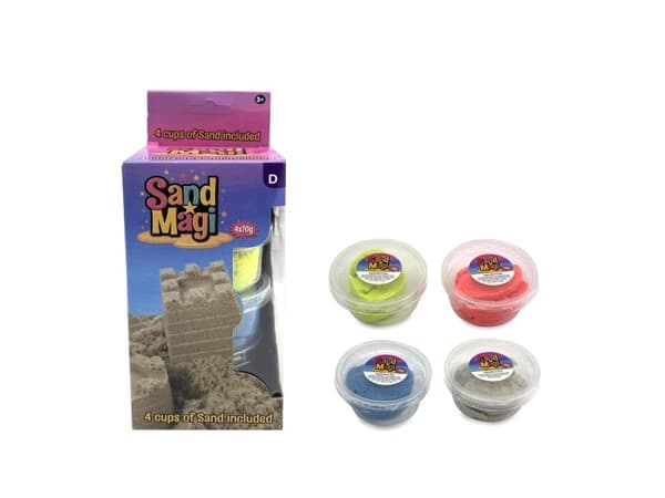 Impulse Toys Sand Magi i koppar 4 st 70 g