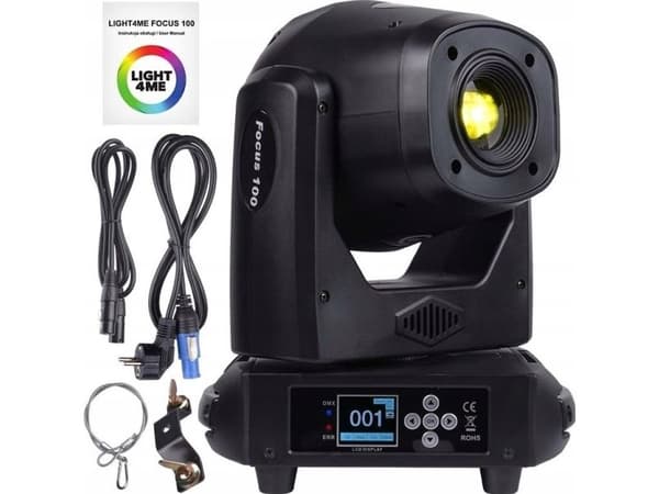 LIGHT4ME FOCUS 100 spot prisme roterende LED-lampe