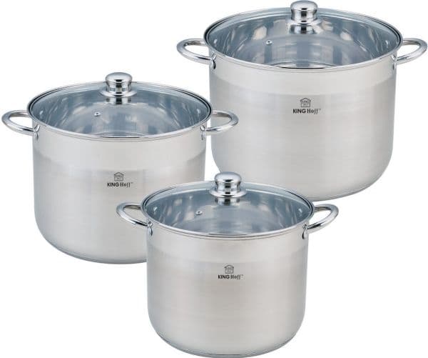 KingHoff KH-4311 grytesett 6 deler
