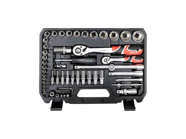 YATO kit med nøgler 93 dele 1/2" / 1/4"