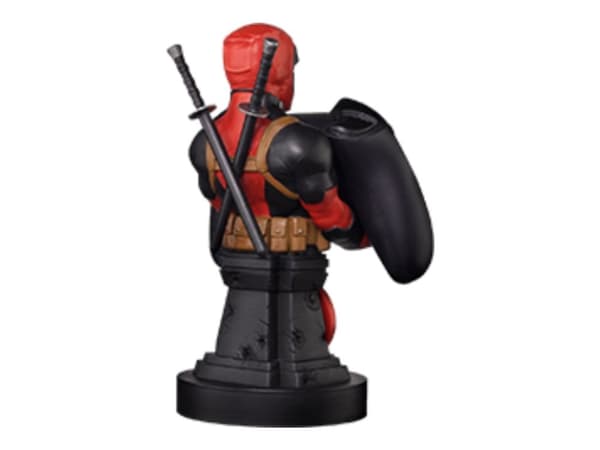 Utsøkt Gaming Cable Guys: Marvel - Deadpool, Phone eller Controller Holder. USB-kabel inkludert