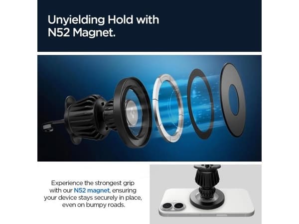 Magnetisk bilholder Spigen MFT13 universell sølv ACP08314