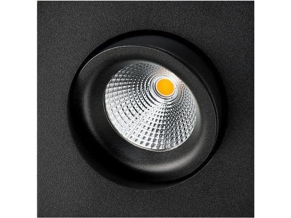 Downlight Junistar Square Isosafe LED 7W DTW svart