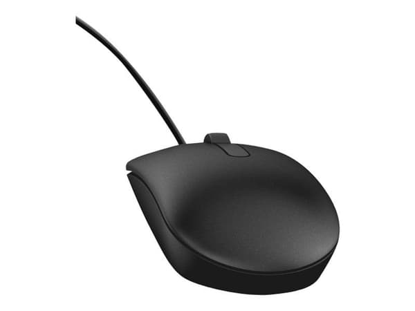 Dell MS116 - Mus - optisk - 2 knapper - kablet - USB - svart