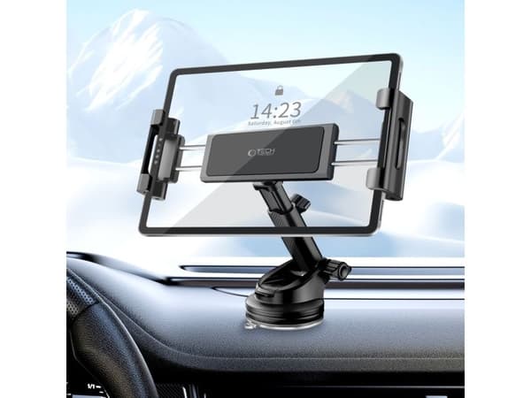 TECH-PROTECT V4 universal vindruta- & dashboardhållare för surfplatta svart
