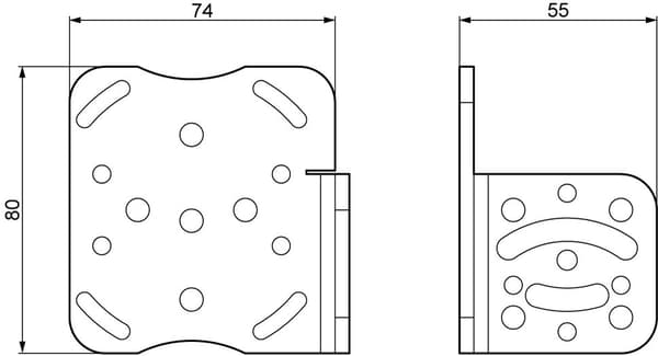 Siemens 6GF34408CA Asennuslevy