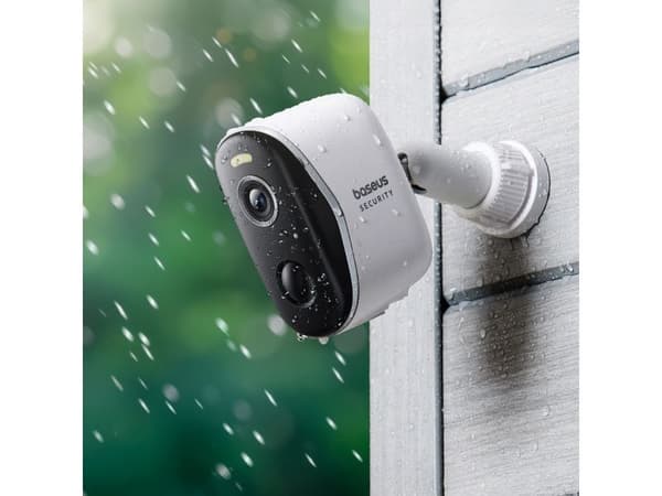 Baseus Security N1 Plus dual 2K utendørs overvåkingskit (2 kameraer) – hvit