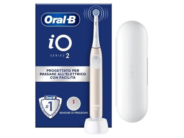Oral-B iO2 elektrisk tannbørste + reiseetui rosa