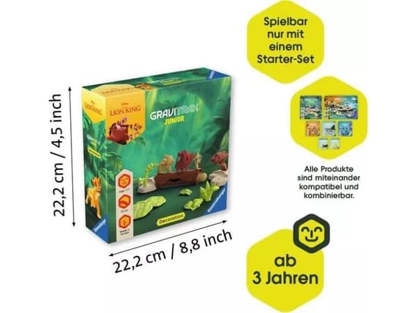 Ravensburger GraviTrax Junior Extension Lion King, Figur, Multifärg