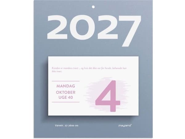 Rivkalender Humör 2027