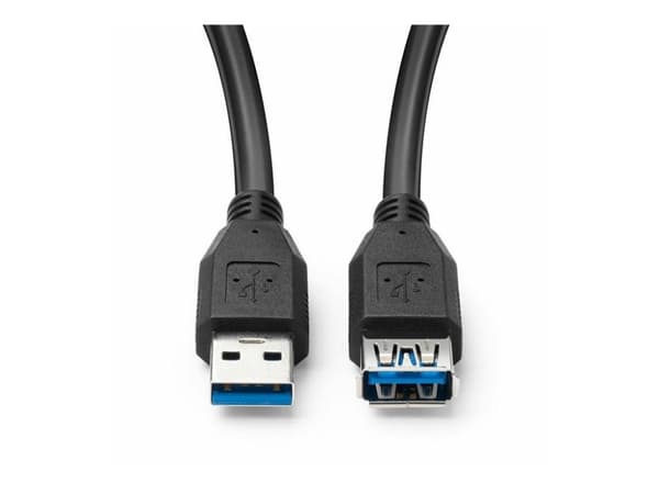 MicroConnect - USB-förlängningskabel - USB typ A (hona) till USB typ A (hane) - USB 3.0 - 2 m - svart