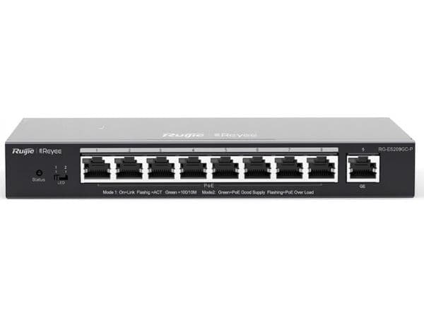 Reyee RG-ES209GC-P PoE-switch – 8x PoE