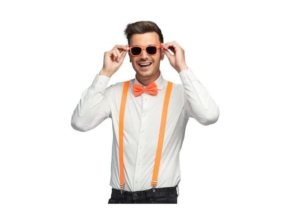 Neon orange udklædningssæt