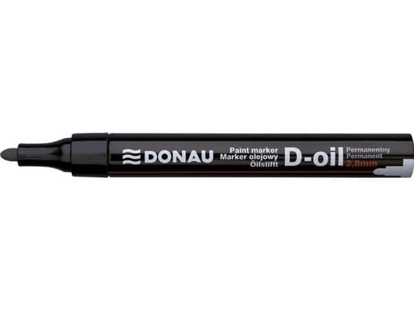 DONAU D-öljymarkkeri, pyöreä, 2.8mm, musta