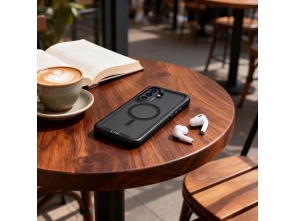 Tech-Protect Defense MagSafe-deksel til Samsung Galaxy A57 5G - sort