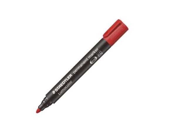 Staedtler Lumocolor, Punainen, 2 mm