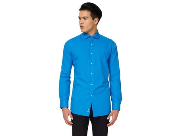 OppoSuits blå skjorta