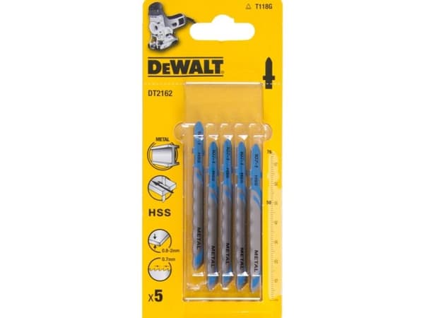 DeWALT DT2162-QZ, Figursågblad, 5 styck