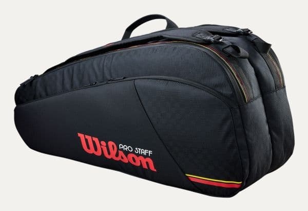 Wilson Pro Staff Classic 6 Pack Racket Bag, Black
