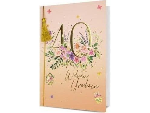 Kort B6 Bursdag 40