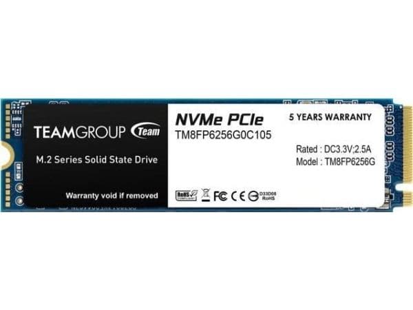Team Group MP33, 256 GB, M.2, 1600 MB/s