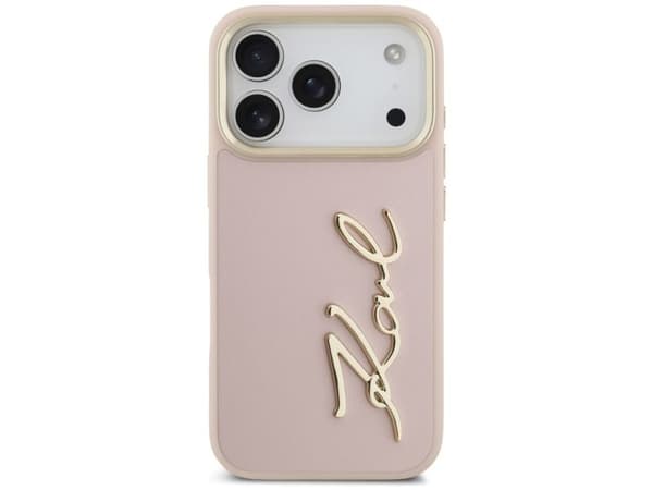 Karl Lagerfeld Karl Script Logo iPhone 17 Pro Case - Pink