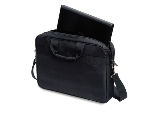 DICOTA Value Toploading Kit - Notebook-väska - 14" - 16" - svart - med optisk USB-mus