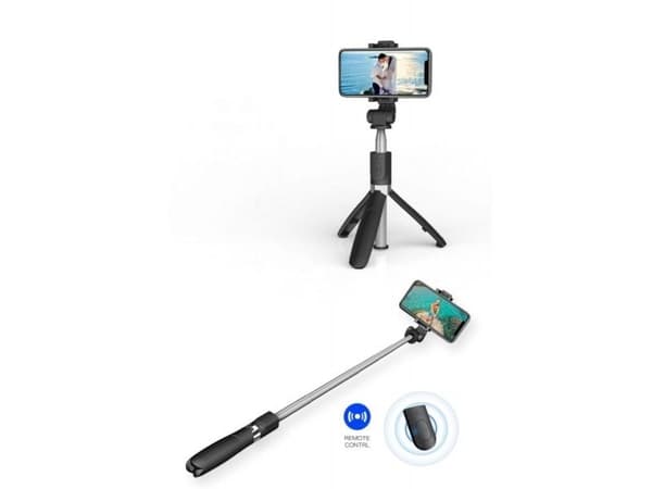 Tech-Protect TECH-PROTECT L01S trådlös selfie-stick stativ svart