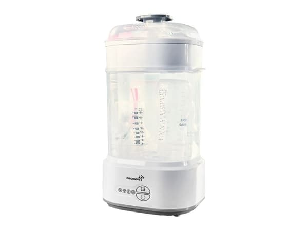 Grownsy bottle sterilizer with dryer (gray)