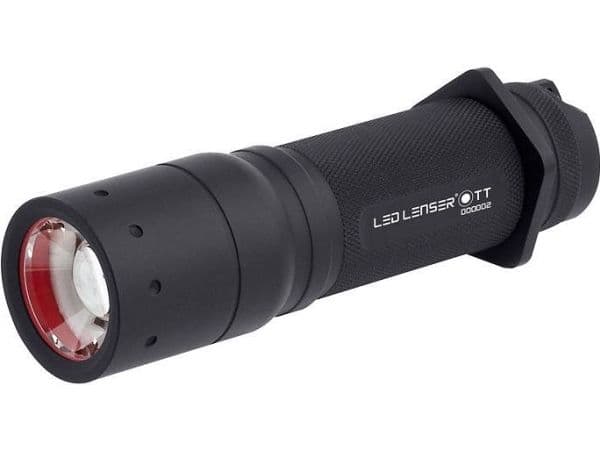 Ledlenser TT sort hånd-lommelykt LED