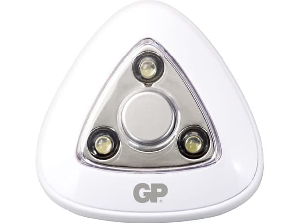 GP Lighting 810PUSHLIGHT, Vit, Förråd, LED, Batteri, 67 mm, 67 mm