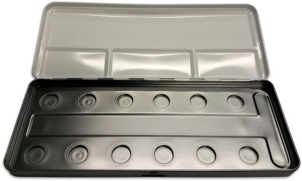 FINETEC® Metal box for 12 pans