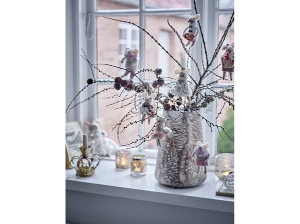 BLOOMINGVILLE peo-ornament, rosa, ull